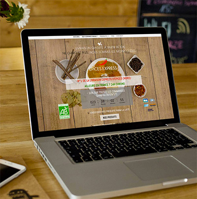 Breizhdez.fr : Réalisation de site web et blog : Service de livraison express d’épices, d’herbes et d’aromates à domicile.