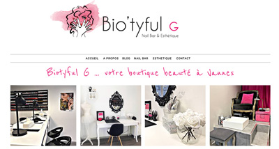 Dezz.fr : Réalisation de site web et blog : Nail bar et Esthétique, Boutique à Vannes