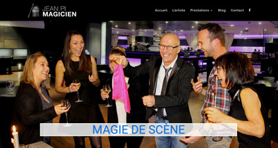 Dezz.fr : Réalisation de site web et blog : Magicien Professionnel