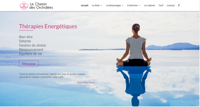 Dezz.fr : Réalisation de site web et blog : Relaxologie de pleine conscience