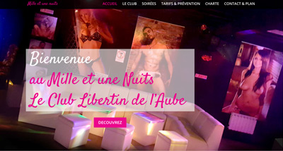 Dezz.fr : Réalisation de site web et blog : Club Discothèque Libertin dans l'Aube