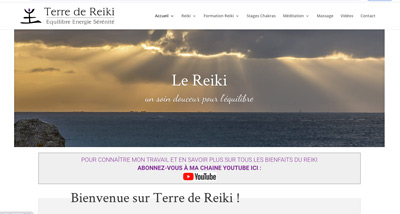 Dezz.fr : Réalisation de site web et blog : Reiki, Massage et Méditation